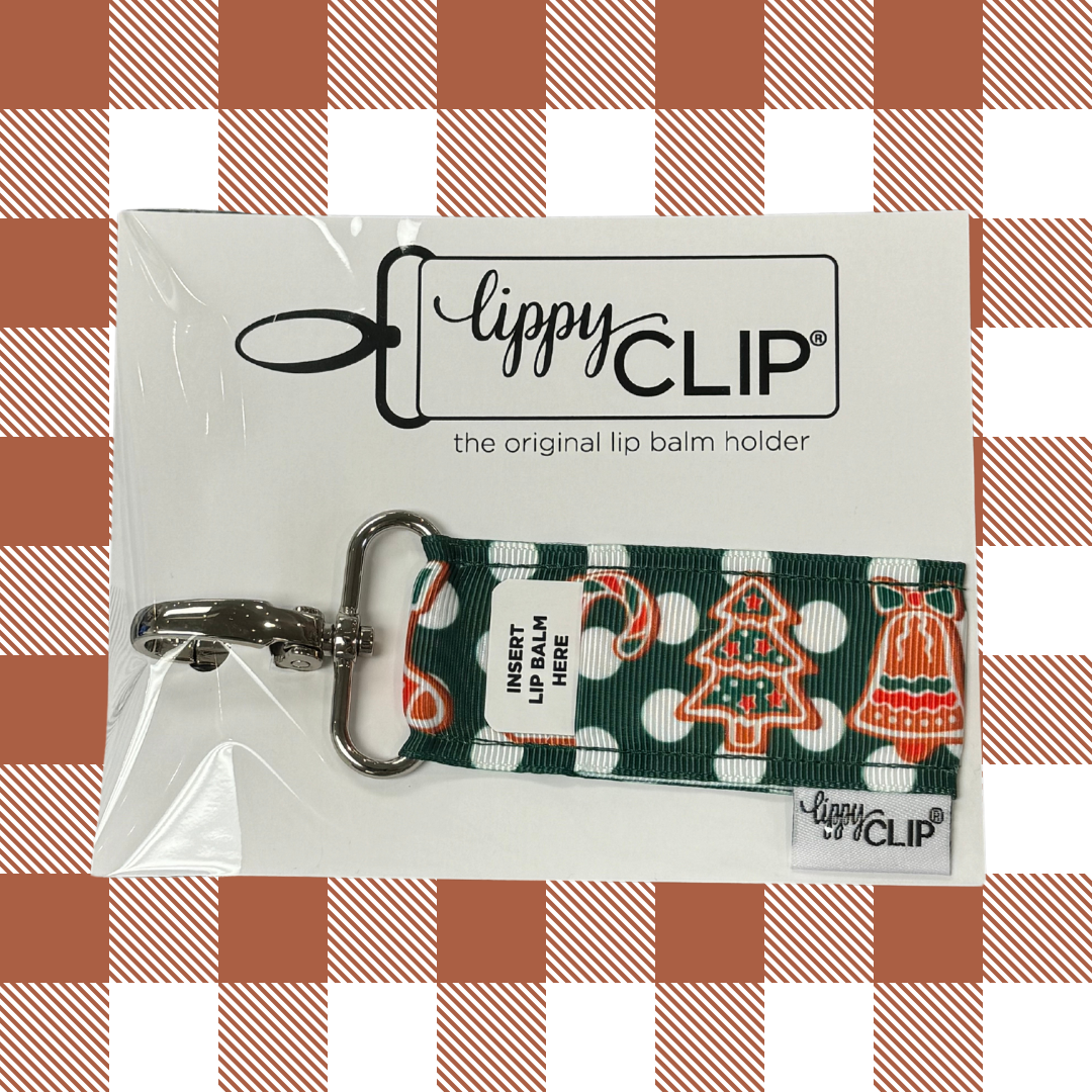 Gingerbread Cookies LippyClip Lip Balm Holder